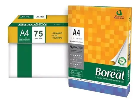 PAPEL BOND TAMAÑO A4 X 500 HOJAS (PAQUETE)